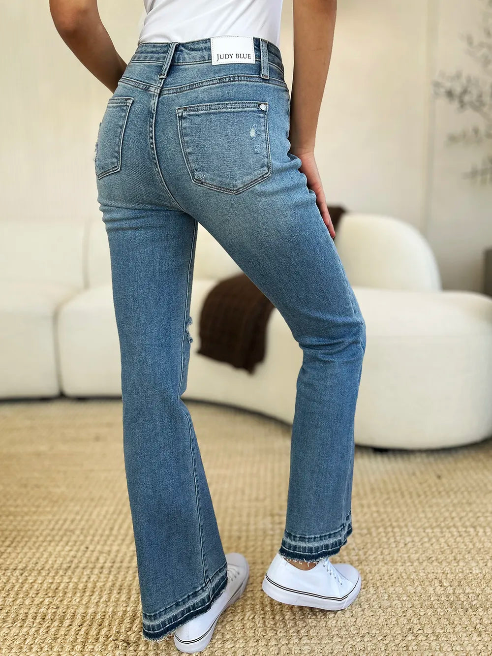 Judy Blue Ripped Full Size Distressed Jeans