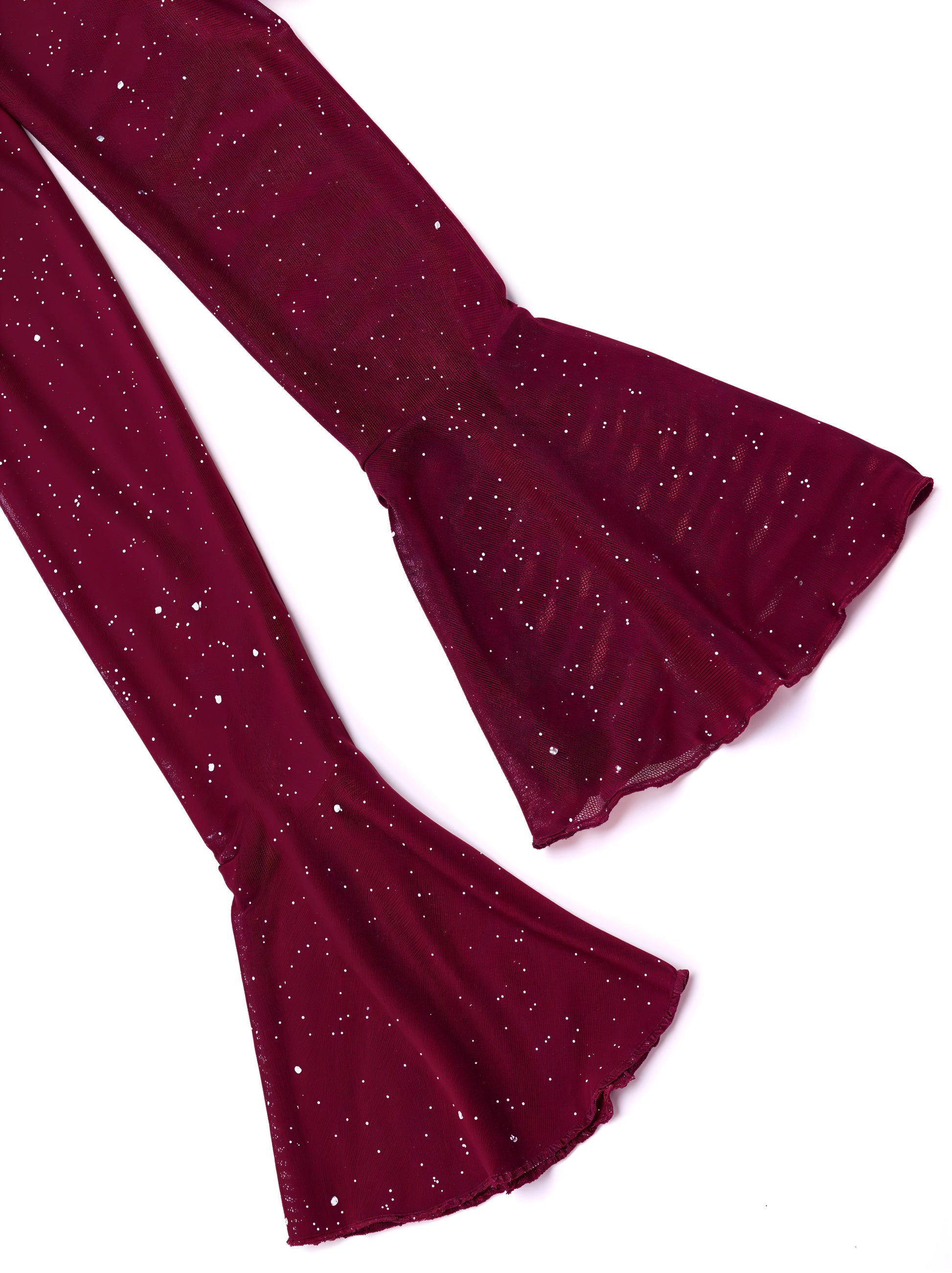 Glitter Off-Shoulder Maxi Dress