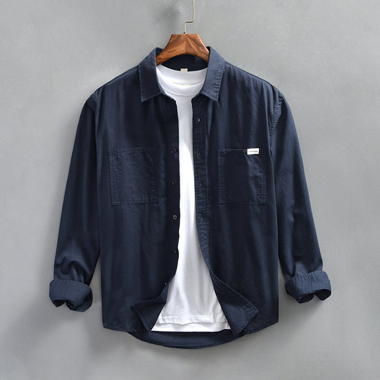 Long-sleeve Denim Jacket For Men