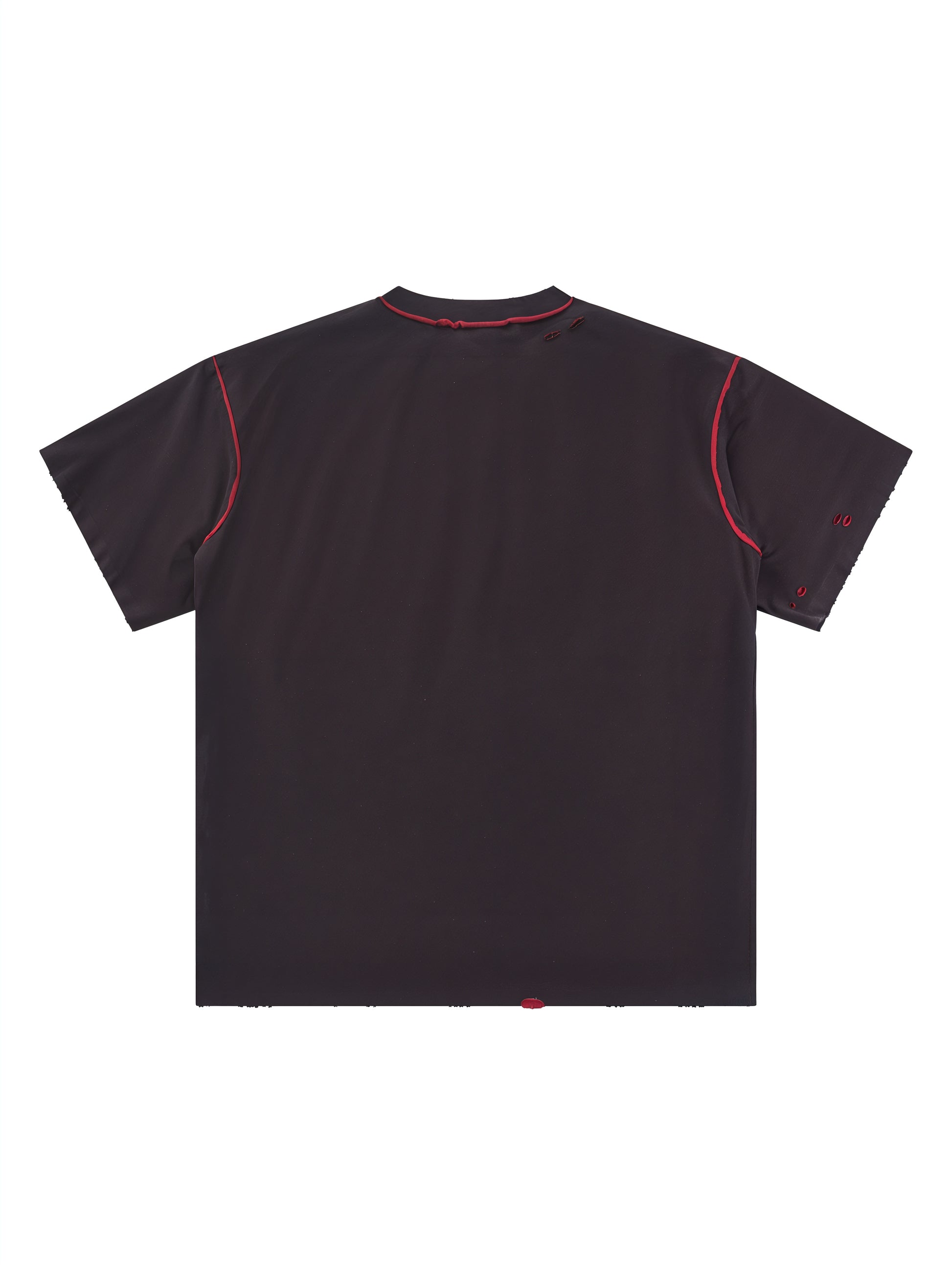 Hand-frayed Reversible T-shirt