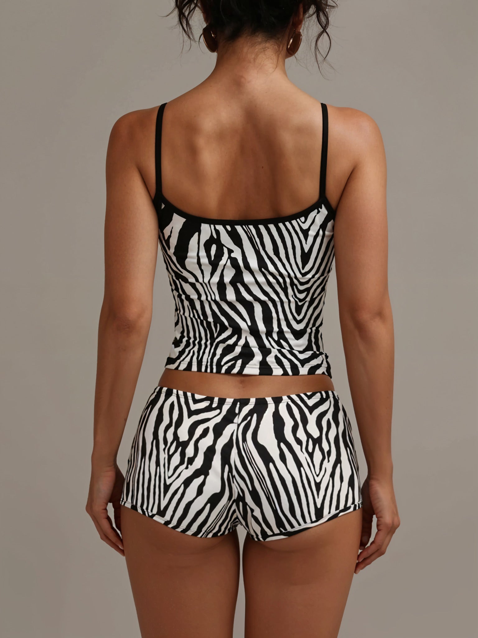 Leopard Print Cami ad Shorts Set