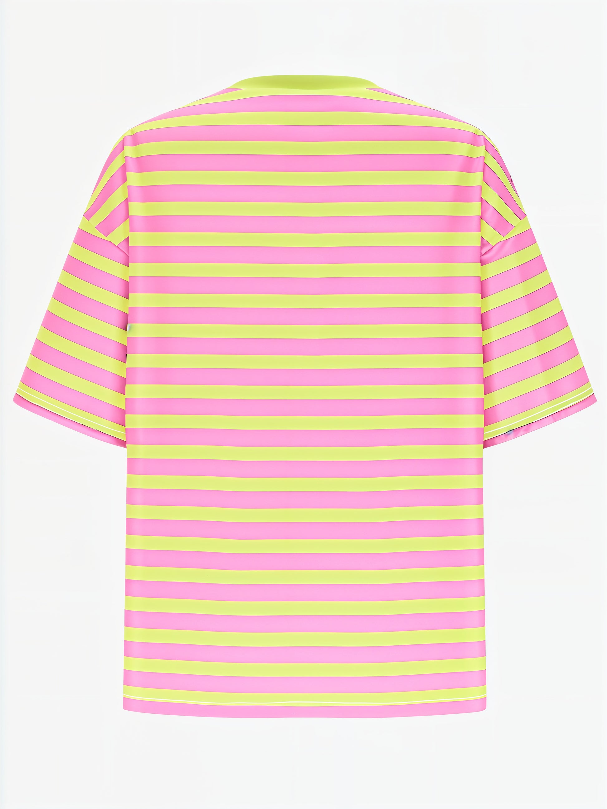Striped Round Neck Half Sleeve T-Shirt
