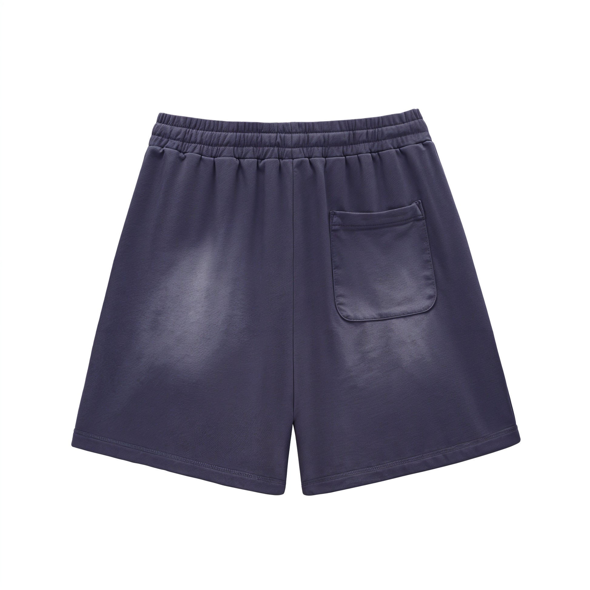 Sun Fade Raw Edge Cotton Shorts