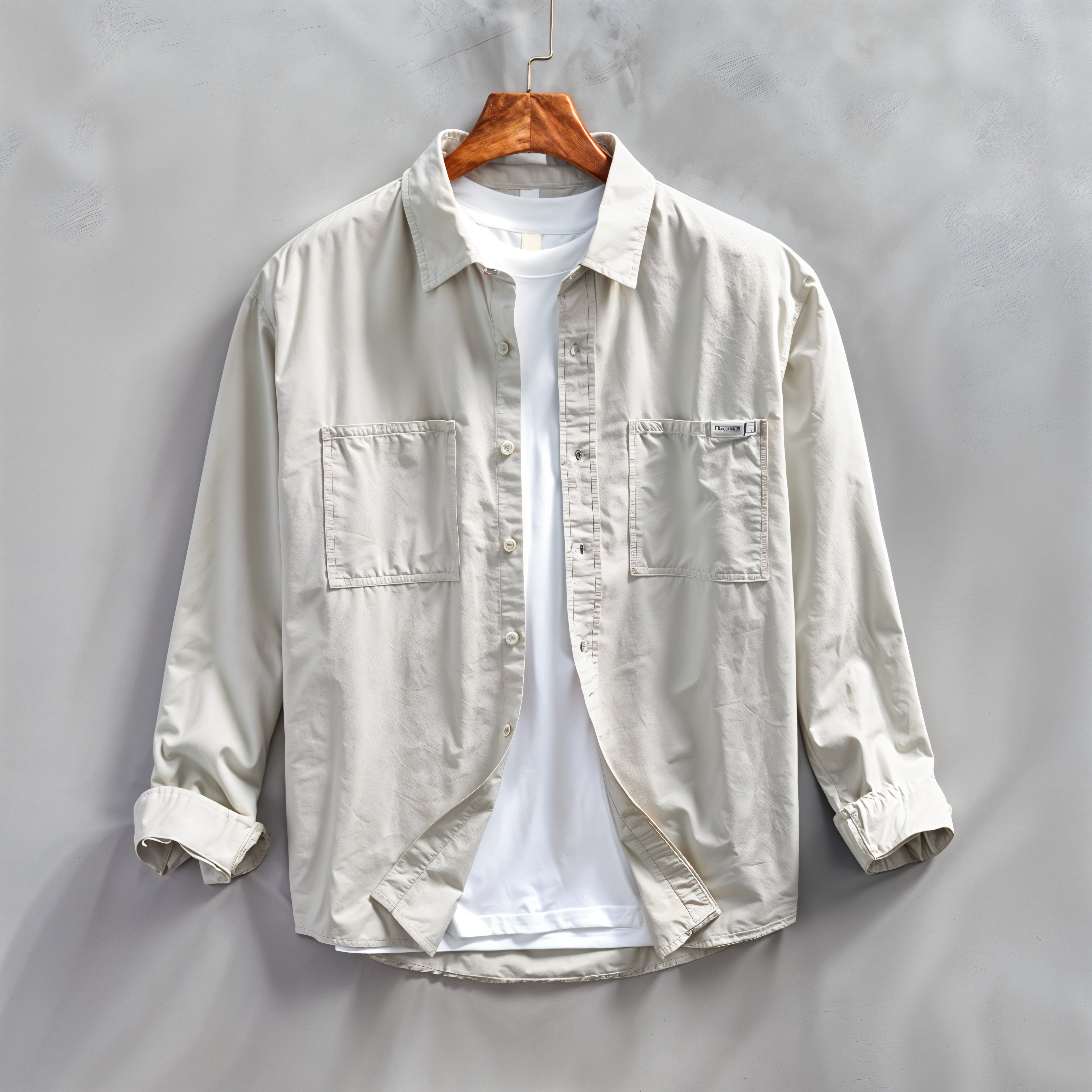 Long-sleeve Denim Jacket For Men