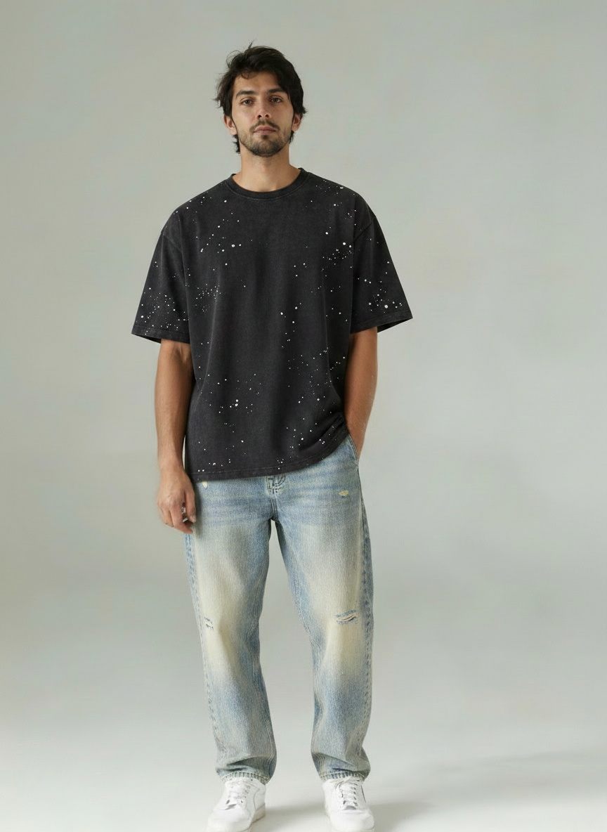 Sunfade Paint Splatter T-Shirt