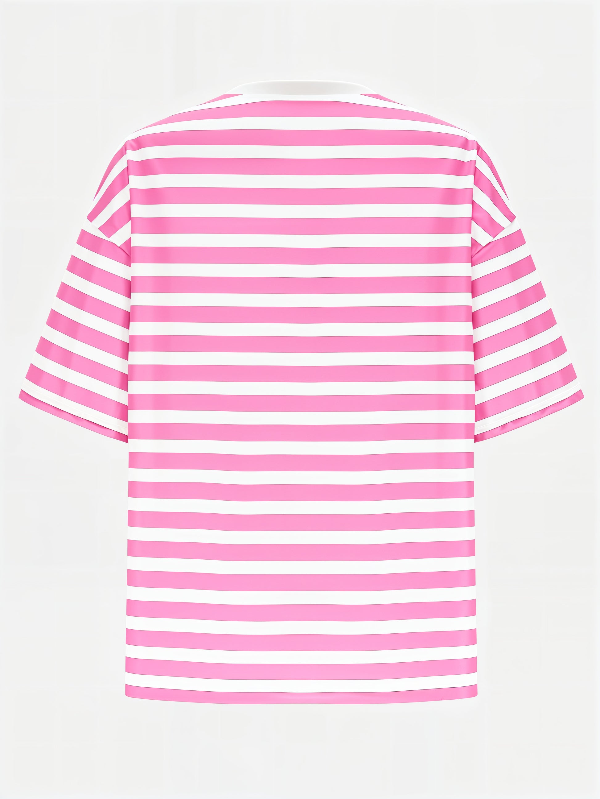 Striped Round Neck Half Sleeve T-Shirt